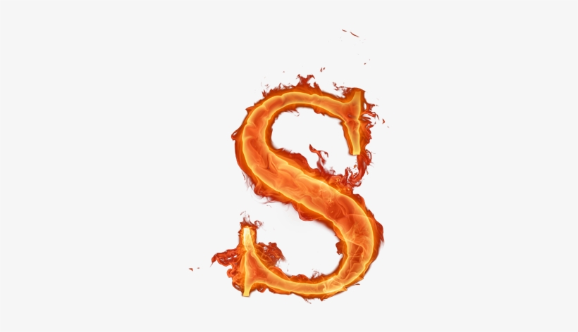 Alfabeto Hecho Con Fuego - Letra S Em Fogo, transparent png