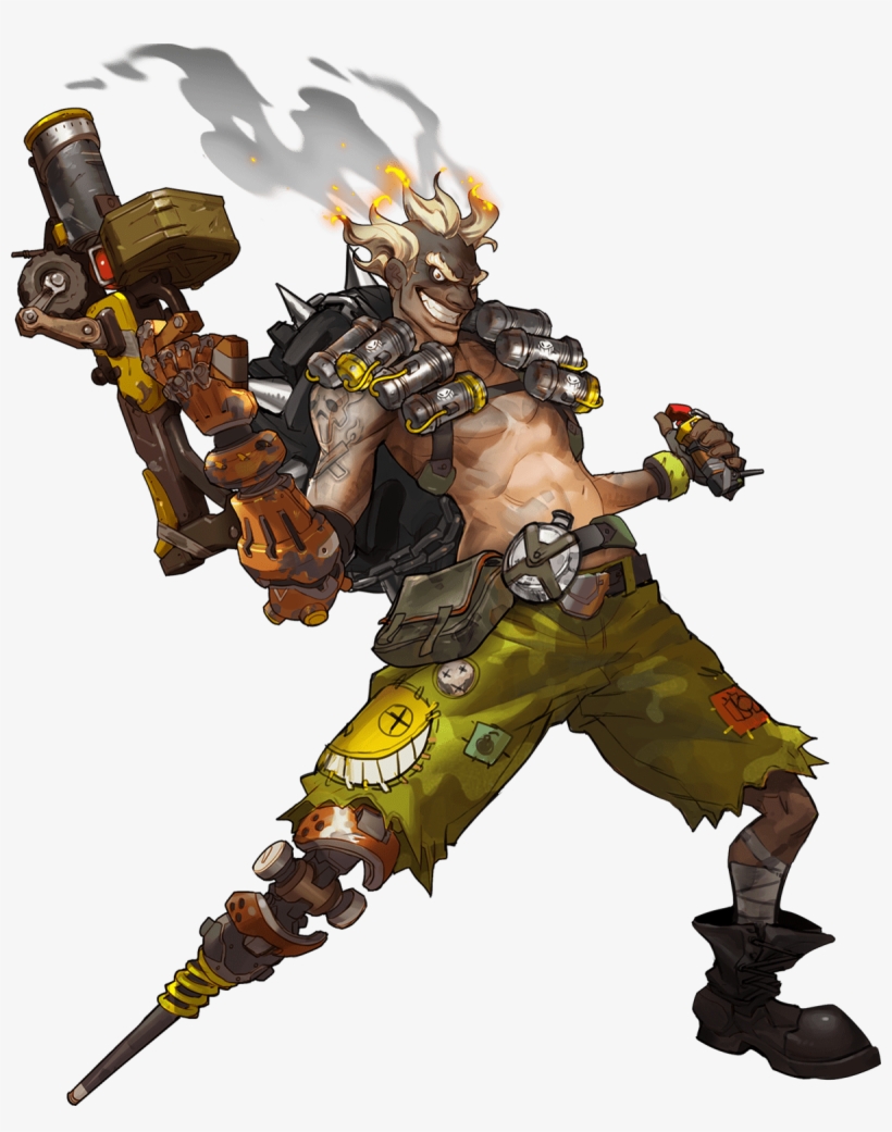 [ Img] - Overwatch Junkrat Concept Art, transparent png