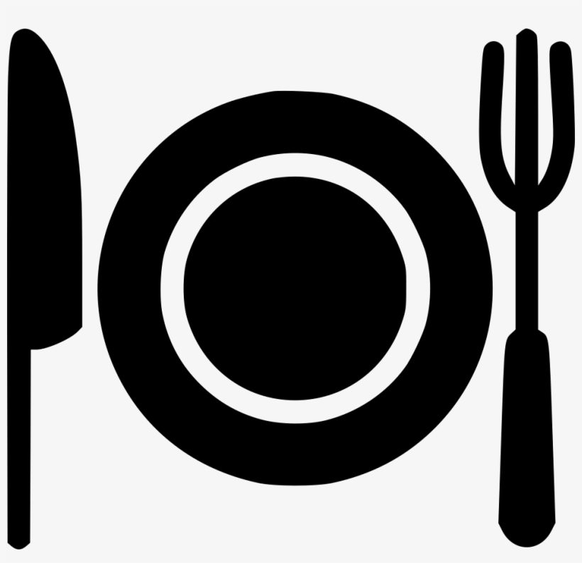 Plate With Fork And Knife Comments - Fork, transparent png