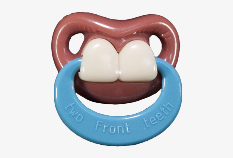 50090r Two Front W R - Billy Bob Pacifier - Two Front Teeth, transparent png