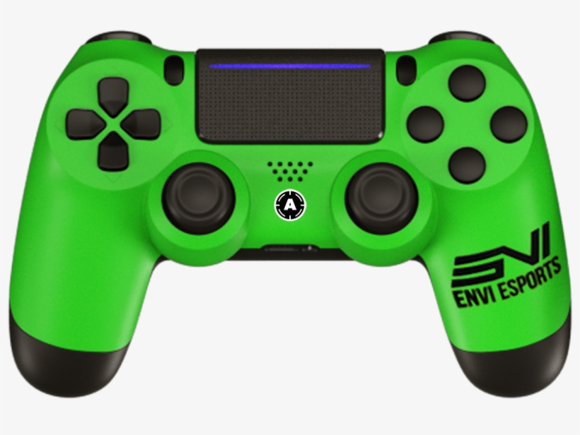 Envi Esports Ps4 - Chrome Green Ps4 Controller, transparent png