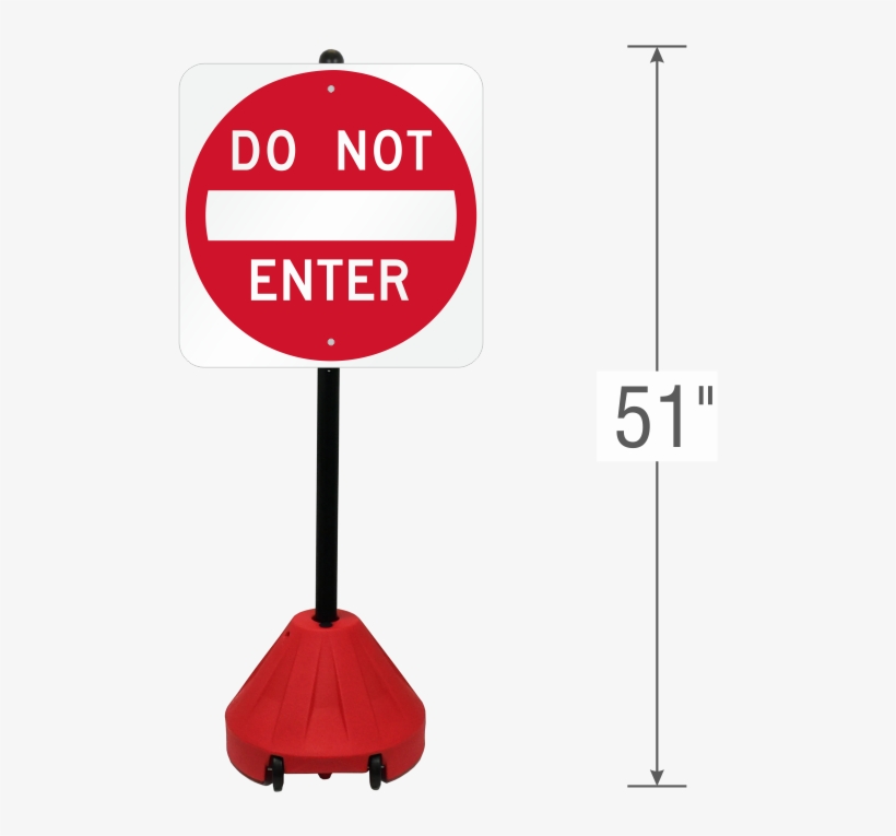 Zoom, Price, Buy - Do Not Enter Sign With Pole Png, transparent png