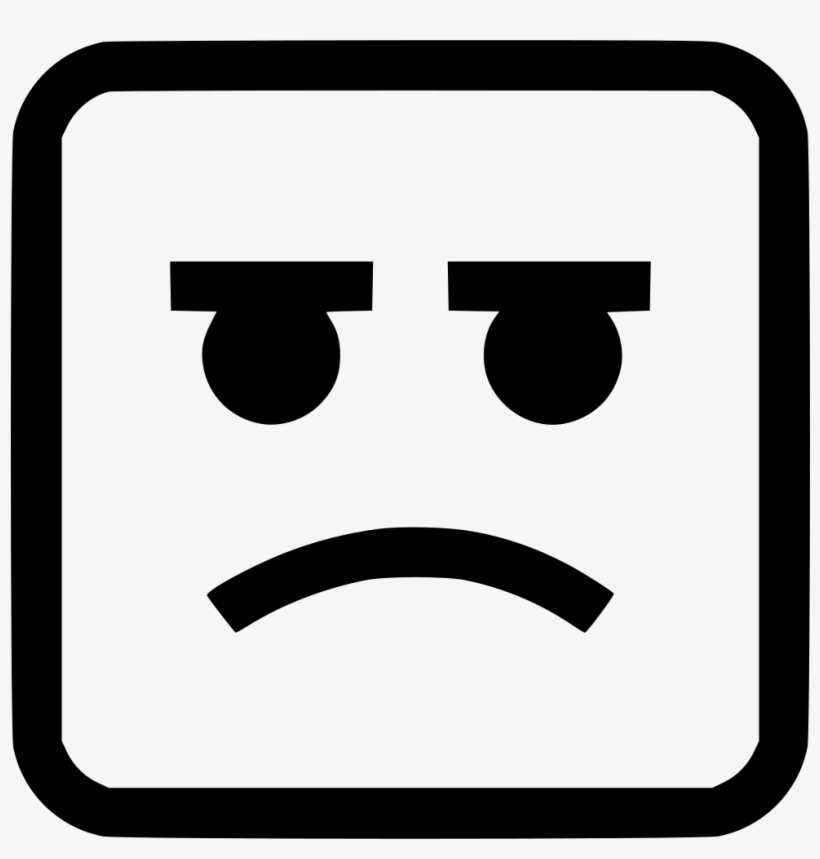 Sad Face - - 시계 픽토그램 Png, transparent png