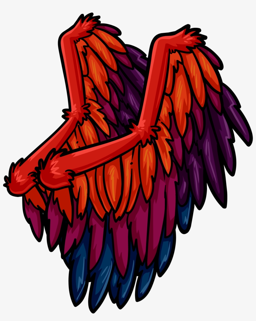 Phoenix Wings - Club Penguin, transparent png