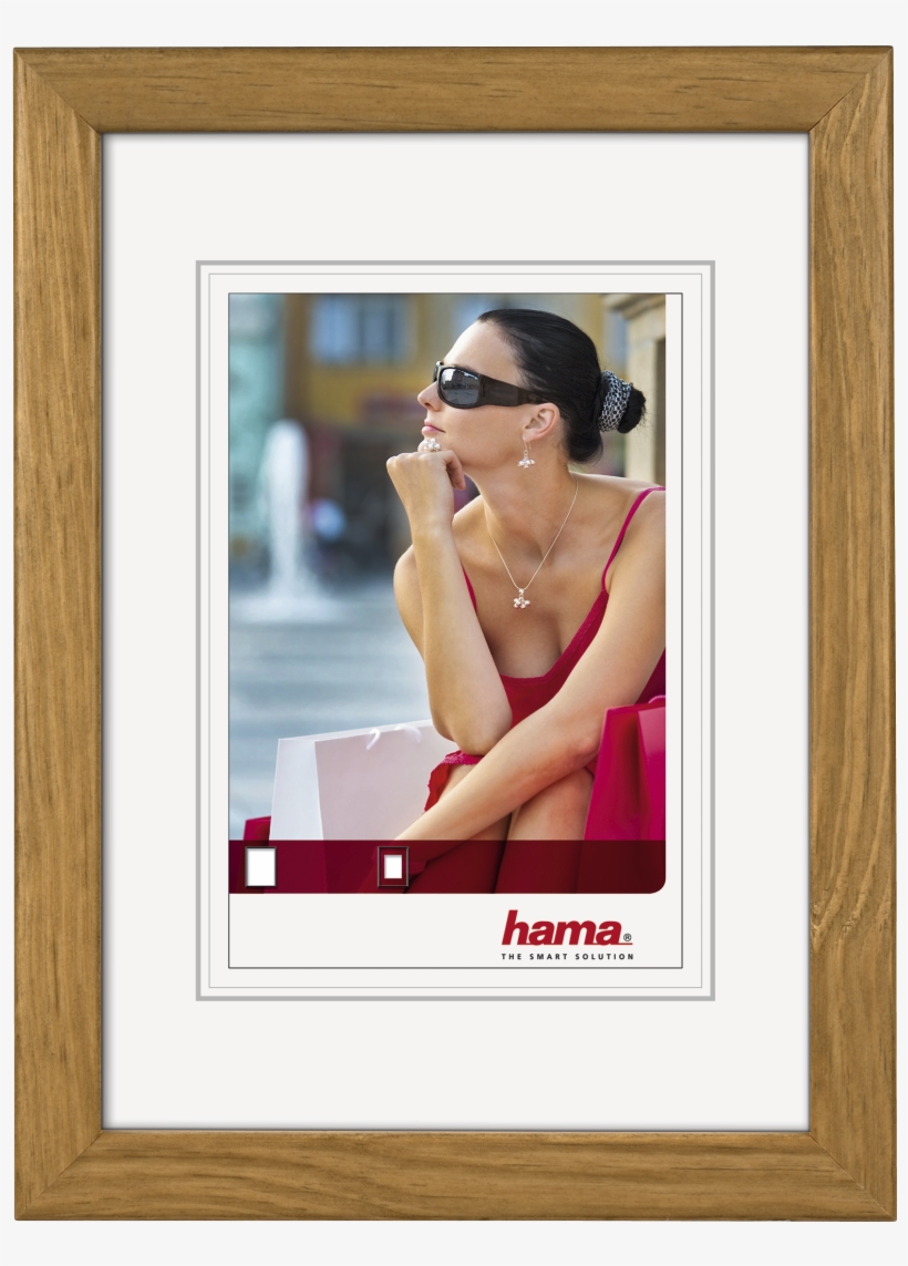"guilia" Wooden Frame, Oak, 40 X 50 Cm - Hama Holzrahmen Giulia, Buche, 13 X 18 Cm (00100621), transparent png