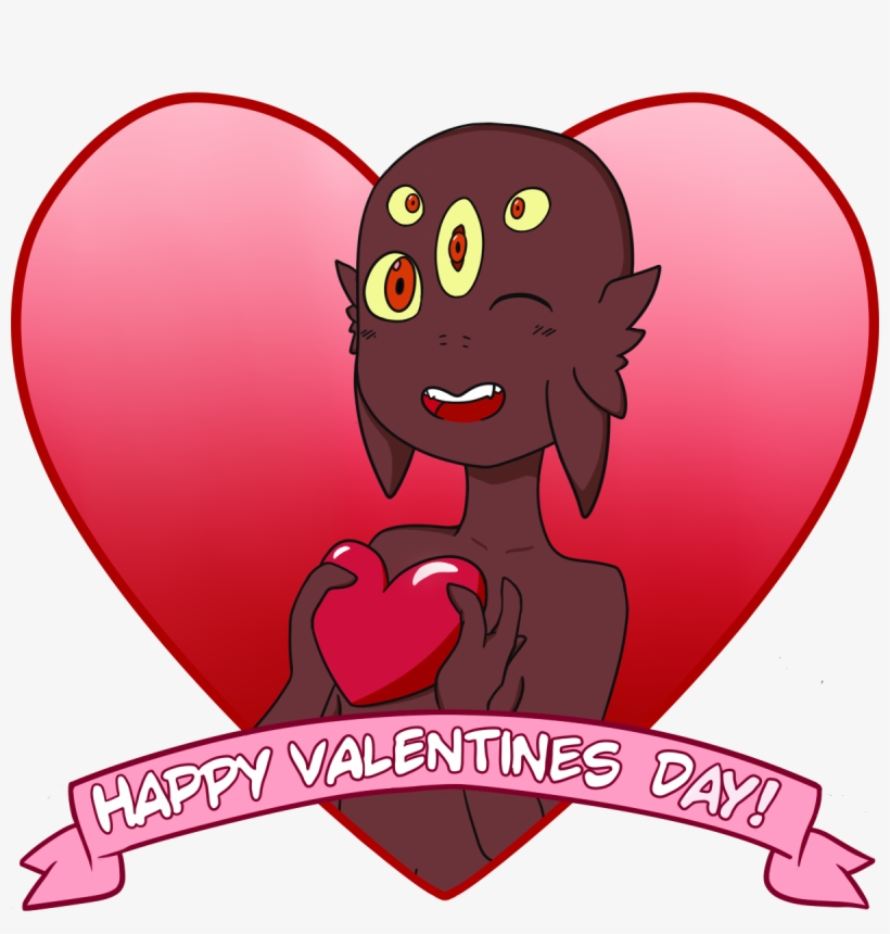 Happy Valentines Day - Cartoon, transparent png