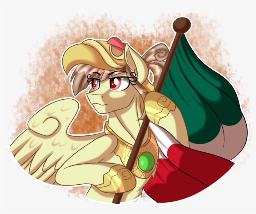 Jack-pie, Aztec, Flag, Mexican, Mexico, Nation Ponies, - Cartoon, transparent png