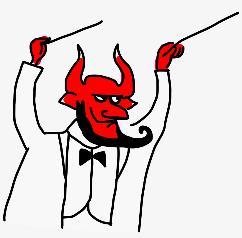 Satanism Clipart Baby Devil - Satan Png, transparent png