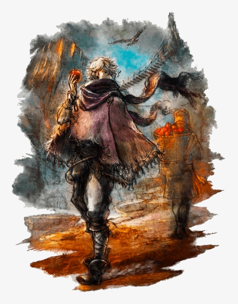 Incluso En Las Batallas Más Ordinarias, Nos Veremos - Therion Octopath Traveler Characters, transparent png