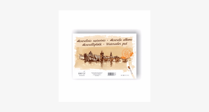 Notebook For Painting Aquarelle Smiltainis A3 - Akvarelinis Popierius A3 Kaina, transparent png