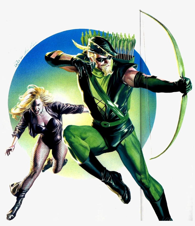 Green Arrow Png Download Image - Green Arrow And Black Canary Fumetto, transparent png