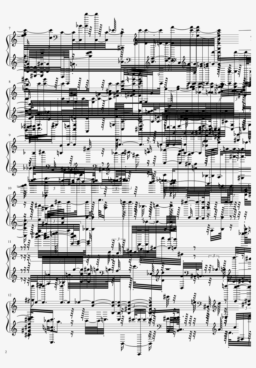 Lg-50209710 Sheet Music 2 Of 3 Pages - Sheet Music, transparent png