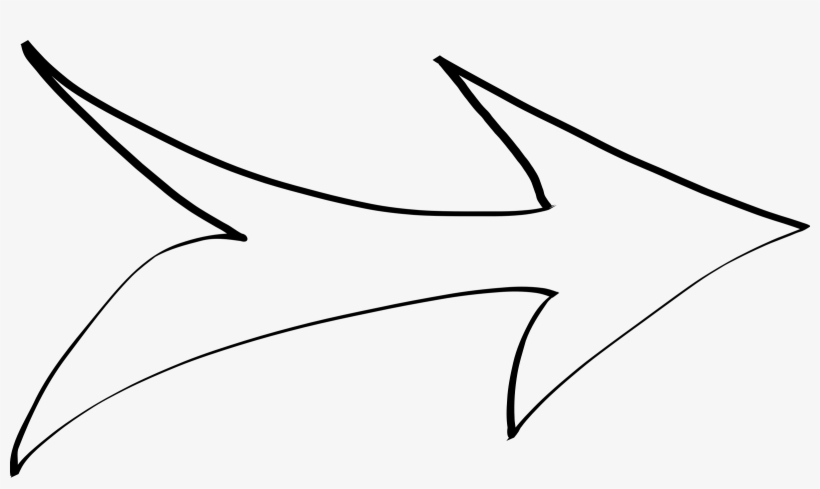 This Free Icons Png Design Of Hollow Arrow, transparent png