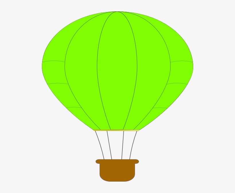 How To Set Use Green Hot Air Balloon Clipart, transparent png