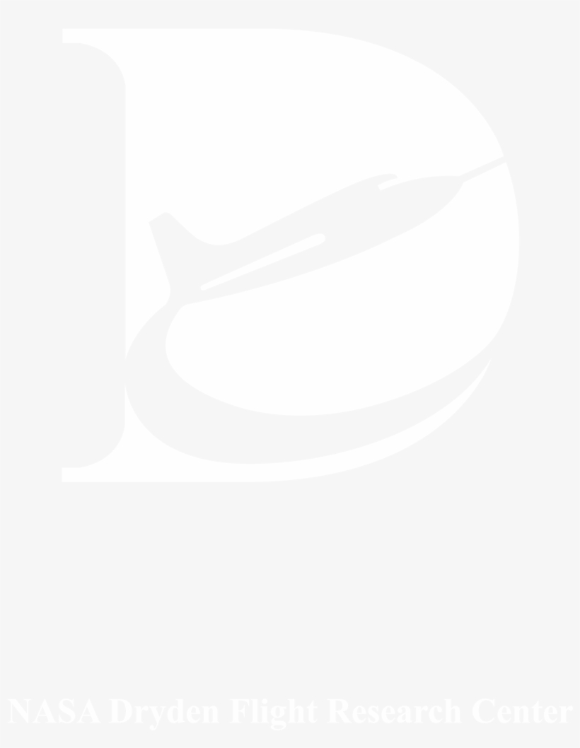 Nasa Dryden Flight Center Logo Black And White - White Photo For Instagram, transparent png