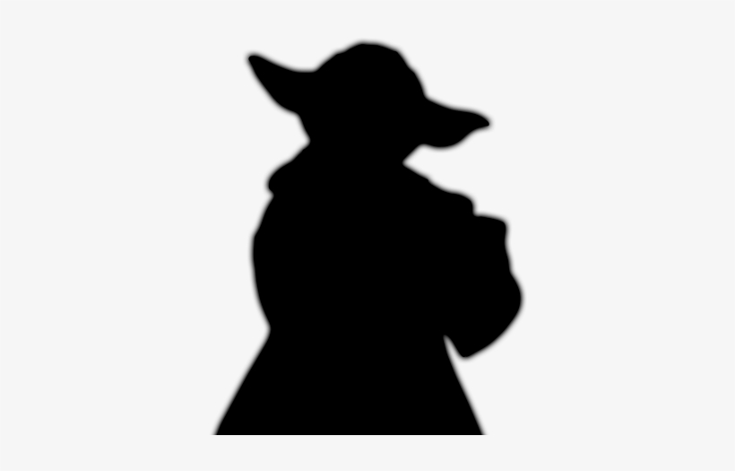Dark Side Sensor - Yoda Silhouette Transparent, transparent png