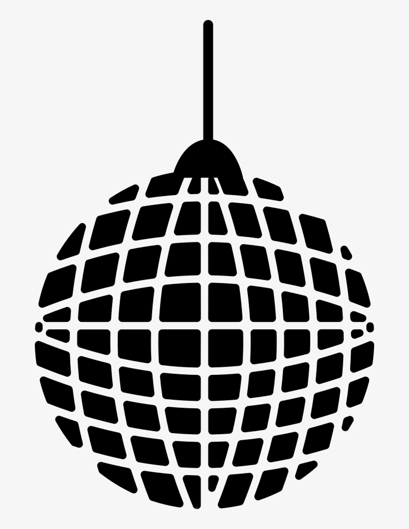Grid Disco Ball - Optical Illusion Stencil, transparent png