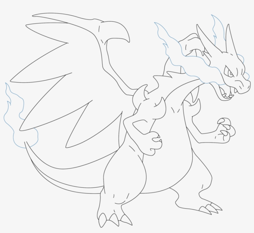 Svg Black And White Stock Charmeleon Drawing Pencil - Coloring Book, transparent png