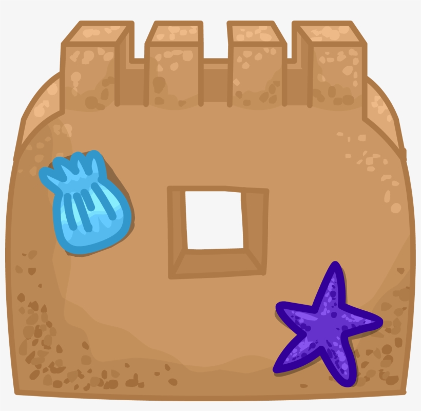 Sand Castle Wall - Club Penguin Sand, transparent png