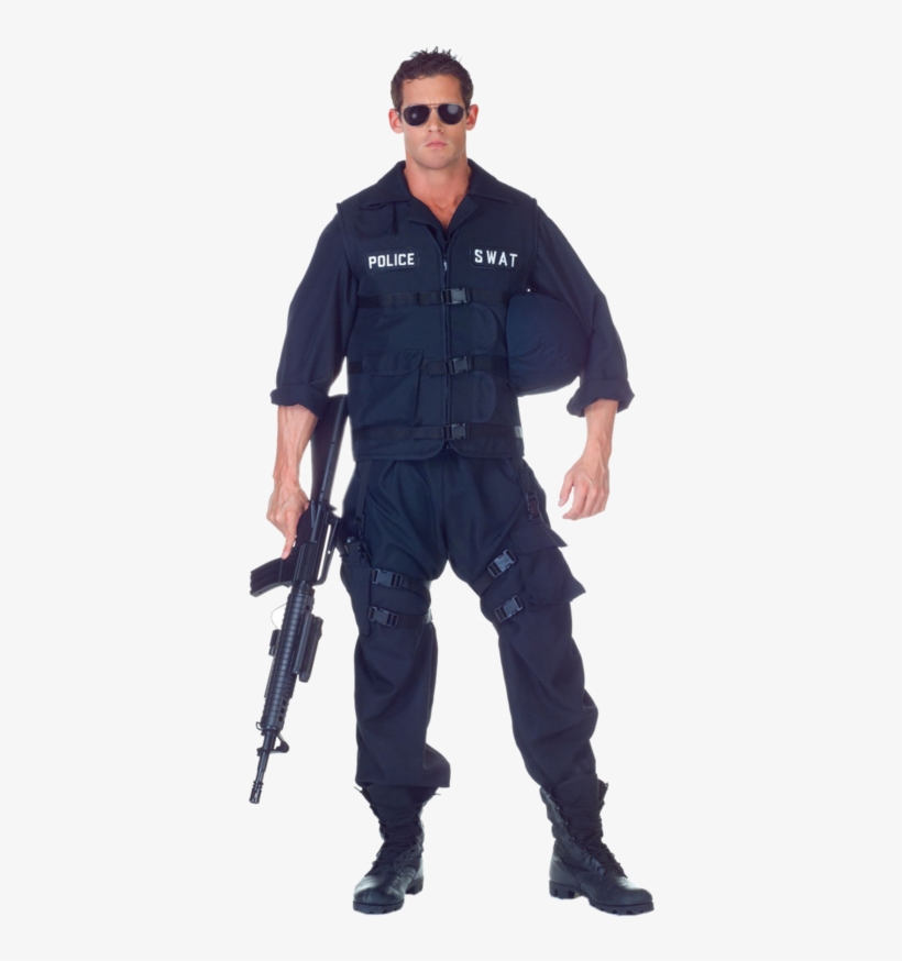 Officer Clipart Transparent Background Police - Swat Jumpsuit, transparent png