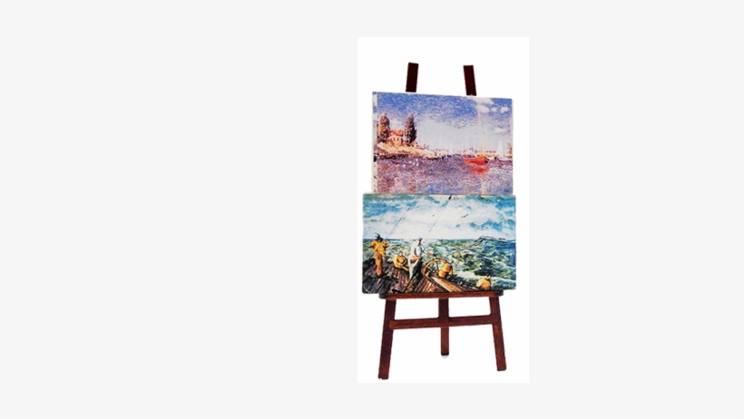 Direct From The Artist - Dollhouse Miniature Artist Palette, Painting Brush,, transparent png