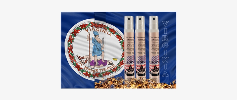 Virginia Flag - Throw Pillow - White - 20x20 - White, transparent png