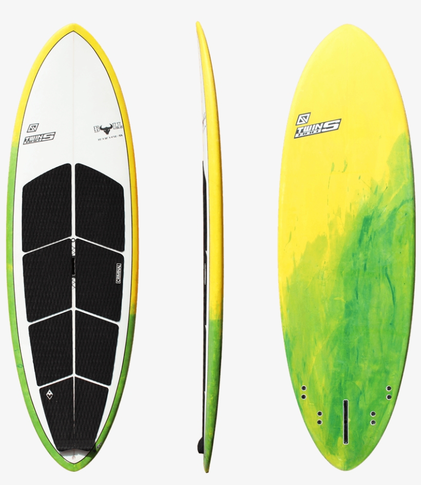 Bull - Surfboard, transparent png