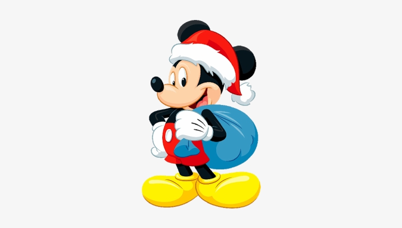 Mickey Mouse Xmas - Mickey Mouse Christmas Clipart, transparent png