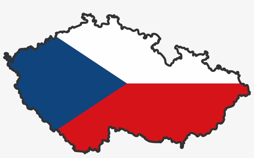 Czech Republic Country Flag - Czech Republic Flag Map, transparent png