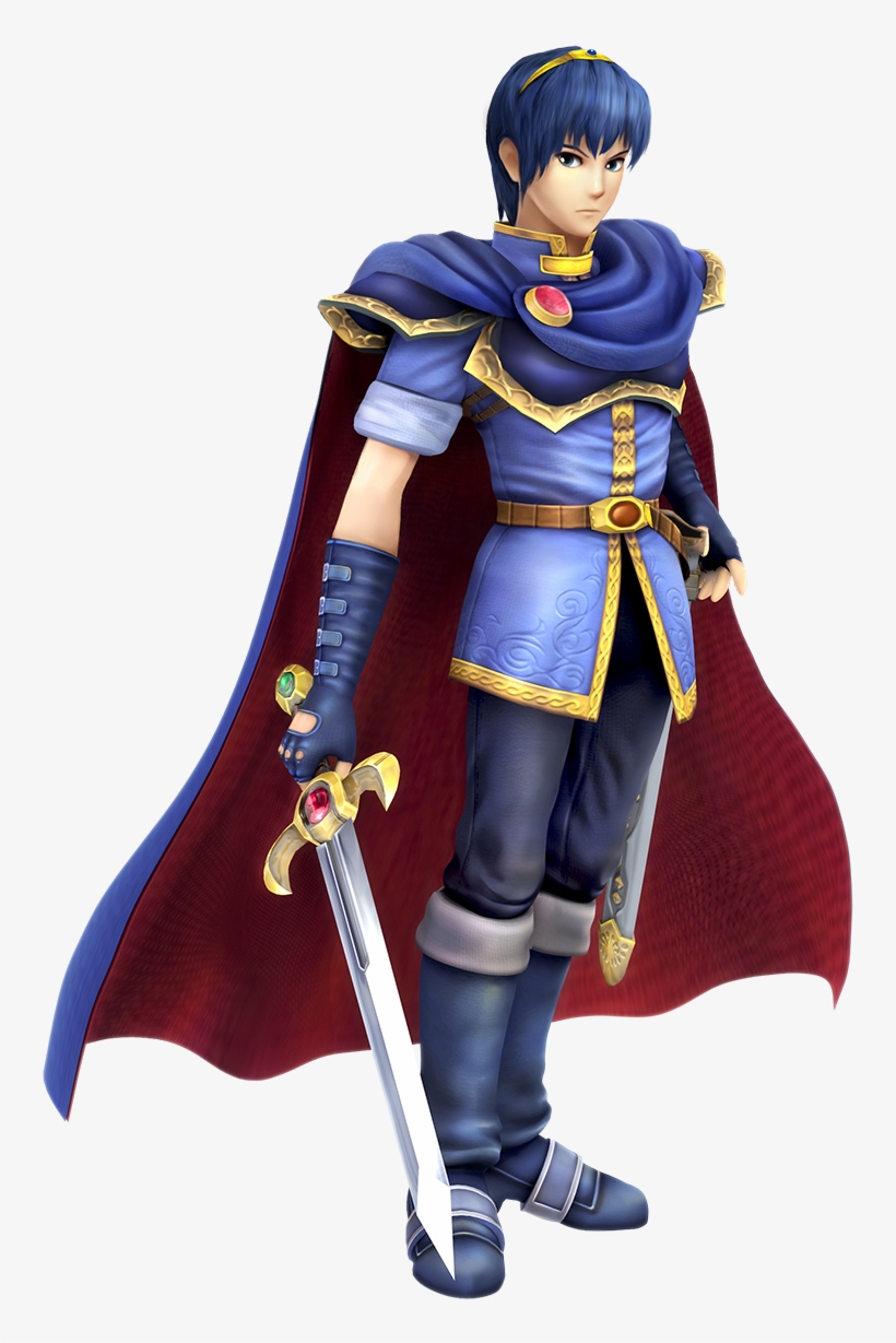 Never Miss A Moment - Smash Bros Marth Render, transparent png