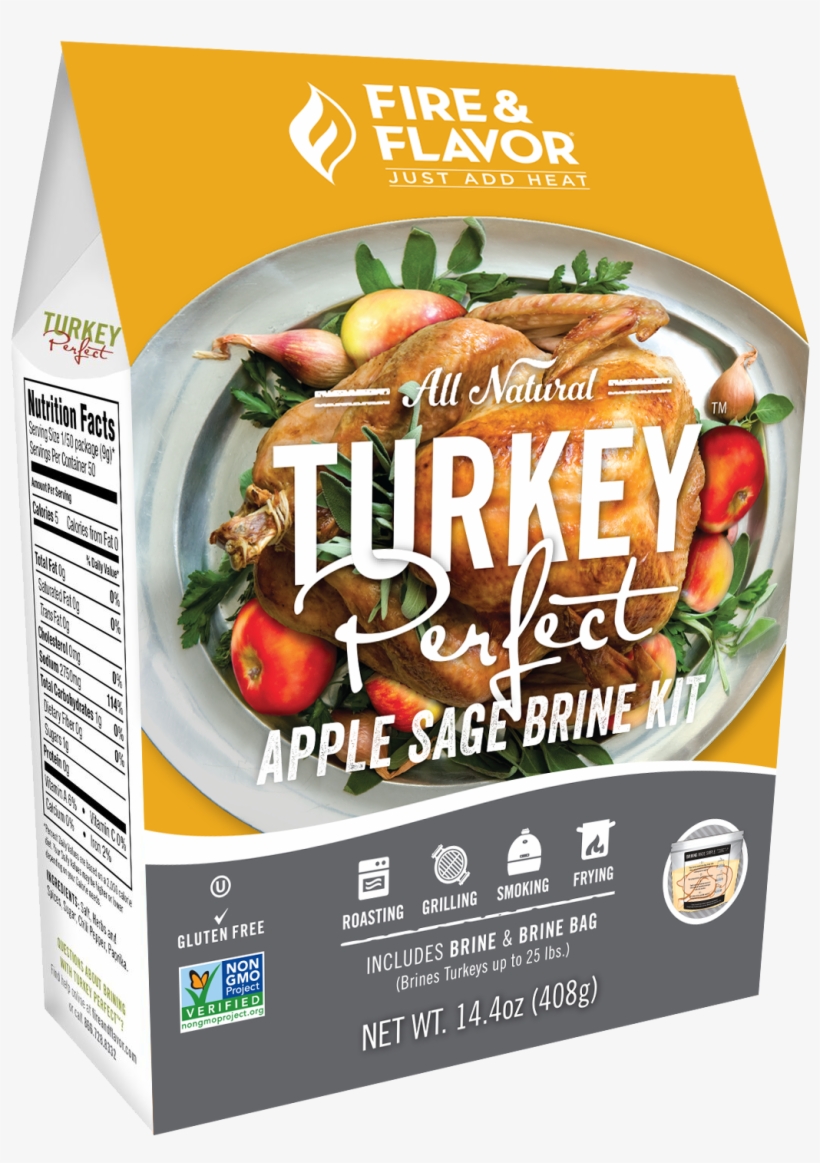 Fire & Flavor Turkey Perfect Cajun Brine Kit, transparent png