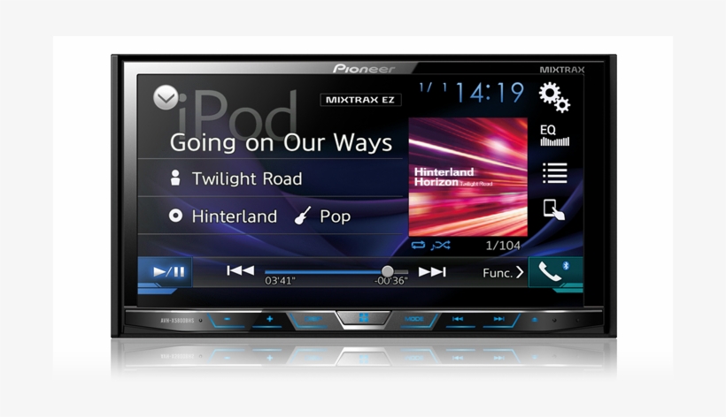 /staticfiles/pusa/car Electronics/product Images/dvd - Pioneer Avh-x5800bhs Double Din Dvd Receiver, transparent png