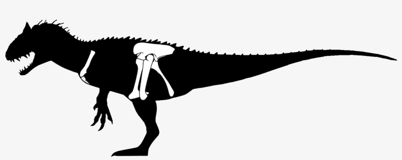 Indominus Rex Skeletal - Indominus Rex Silhouette, transparent png