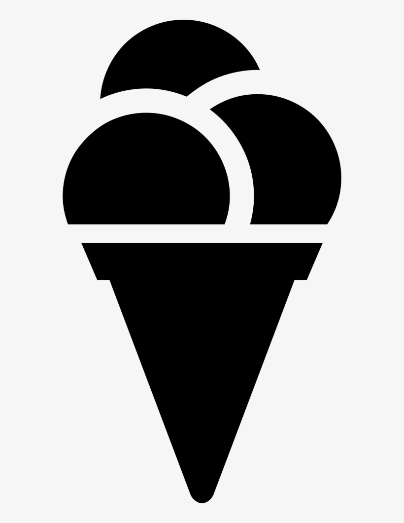 Ice Cream Comments - Ice Cream Png Black, transparent png