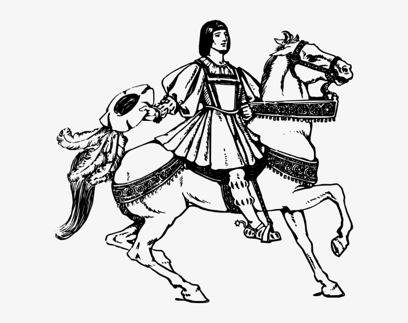 How To Set Use Middle Age Warrior On Horse Icon Png - Lieber Rotwein Als Tot Sein By Monja Schneider, transparent png