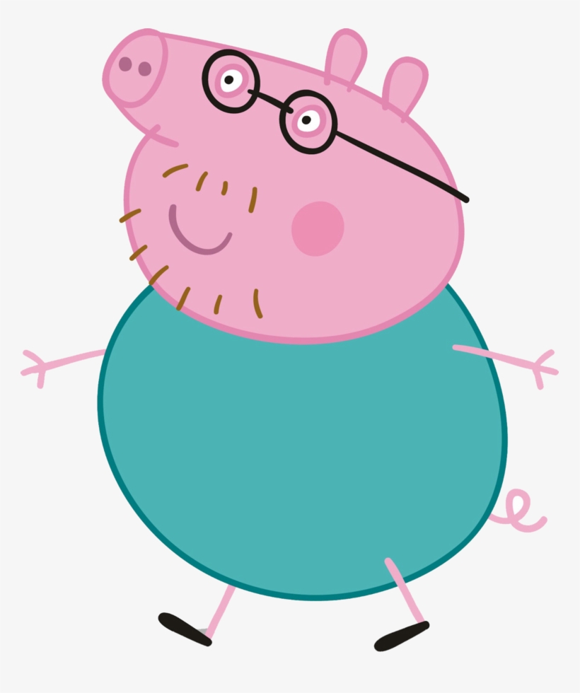 Free Download Daddy Pig Clipart Daddy Pig Granny Pig - Daddy Pig Tablet - Ipad 2nd, 3rd, 4th Gen (vertical), transparent png
