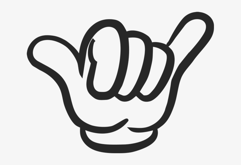 Hang Loose Hand Sign Svg
