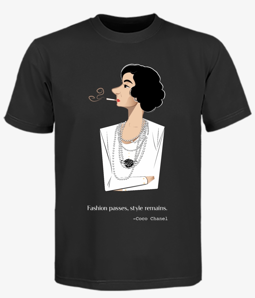 Coco Chanel - Active Shirt, transparent png