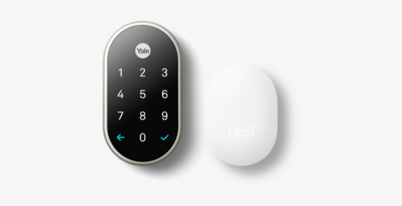 Nest X Yale Lock With Nest Connect - Yale Nest Lock, transparent png