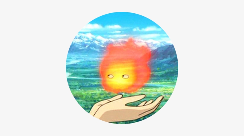 Howl's Fire Demon, Who Also Holds Howl's Heart - Fire Demon Howl's Moving Castle Calcifer, transparent png