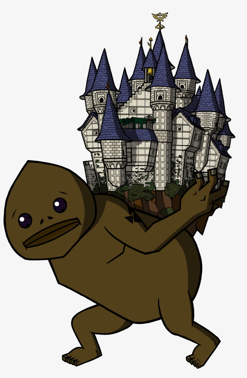 I Made It All In Photoshop Using The Hyrule Castle - Illustration, transparent png