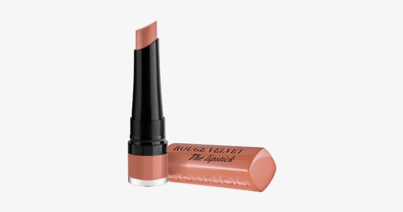 Maca'brown - Bourjois Rouge Velvet Lipstick 2.4g Hey Nude 01, transparent png