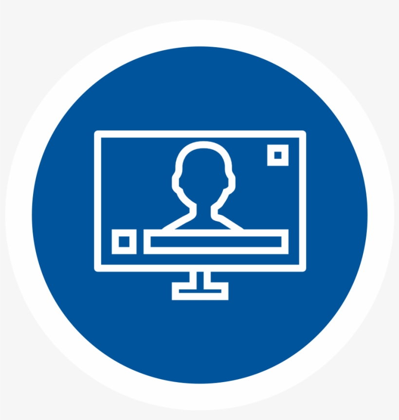 Paginas Web Chile Diseño Icono Azul Blanco Silueta - Registration Open Icon Png, transparent png