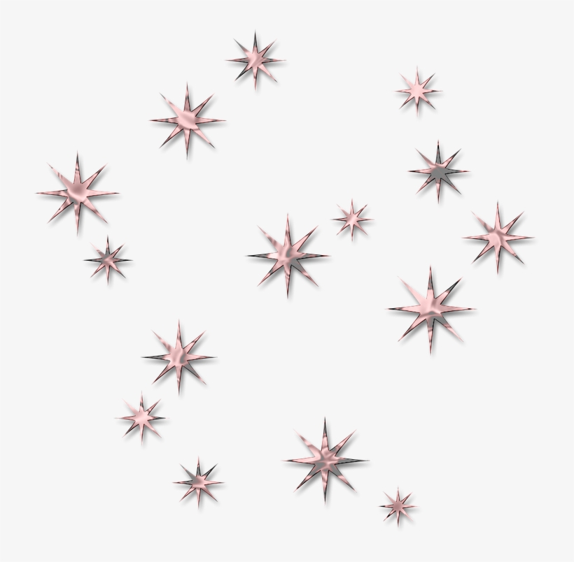 Cristales En Formas Perlas Y Estrellitas En Png Scrap - Estrellitas Brillantes En Png, transparent png