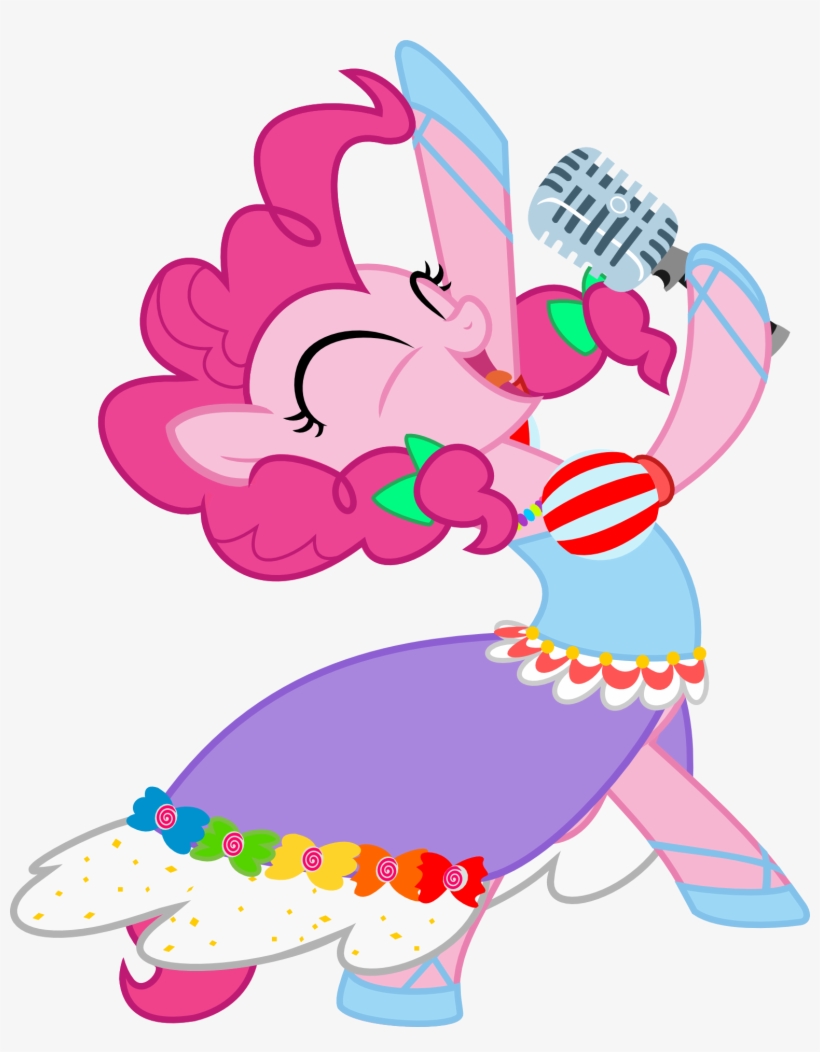 Microphone Clipart Mlp - Pinkie Pie, transparent png