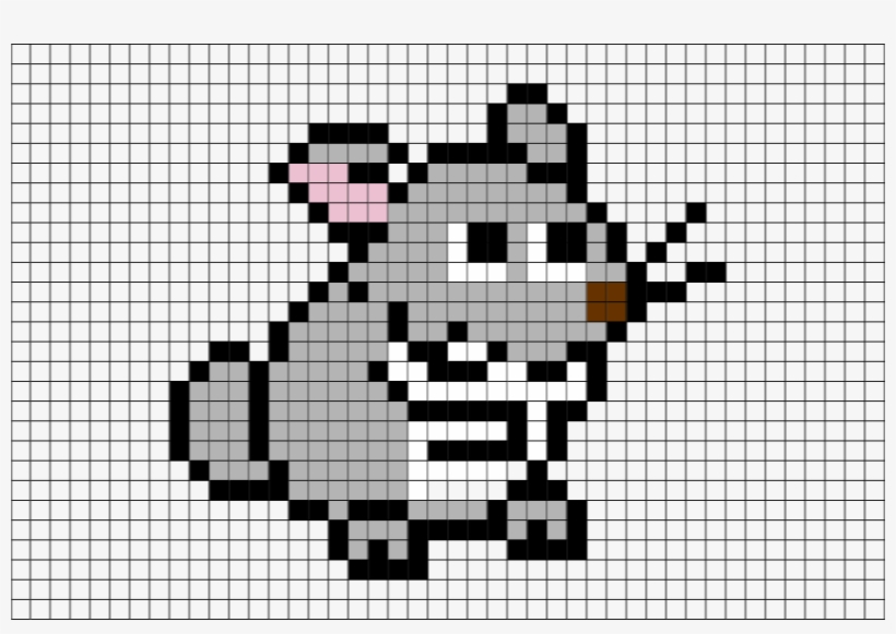 Pixel Chinchilla, transparent png