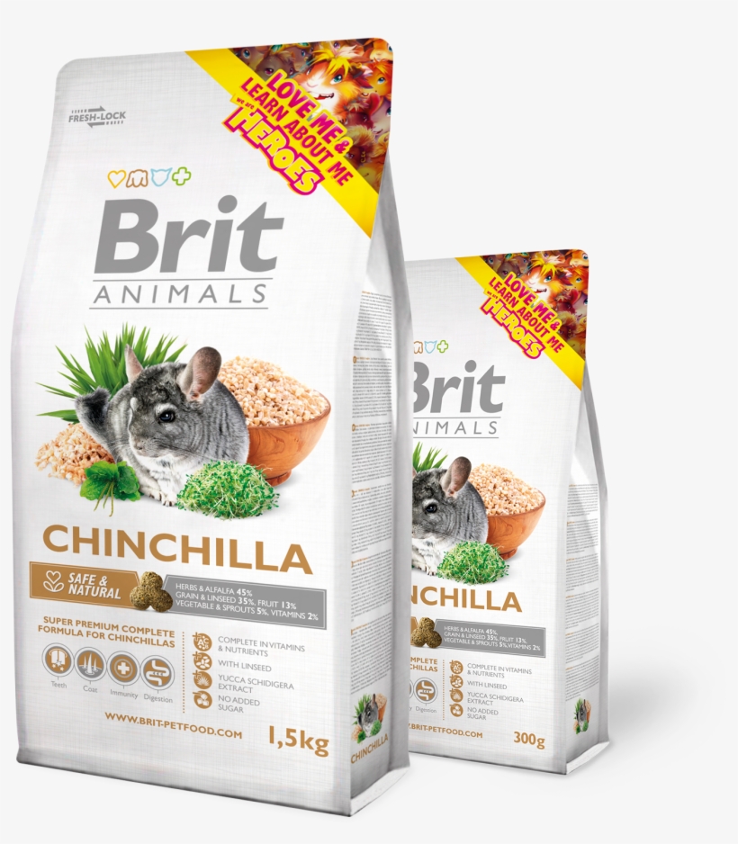Super Premium Complete Food For Chinchillas - Brit Animals Chinchilla, transparent png