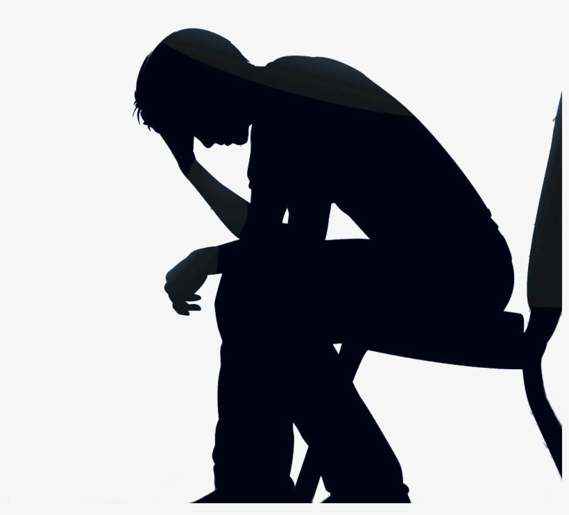 Failure - Person With Their Head In Their Hands, transparent png