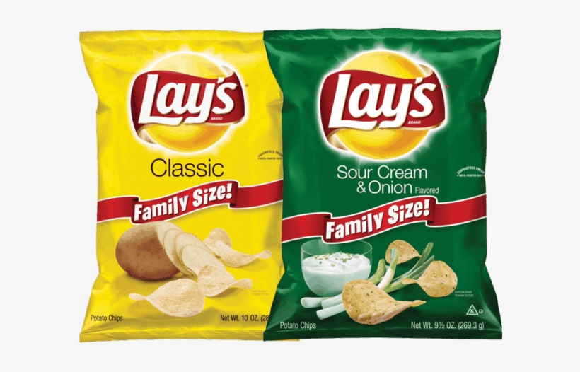 00 For Lay's® Potato Chips - Lays Sour Cream And Onion Chips, transparent png