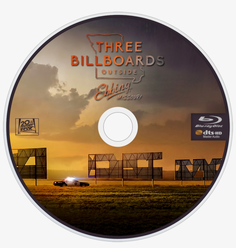 Three Billboards Outside Ebbing, Missouri Bluray Disc, transparent png